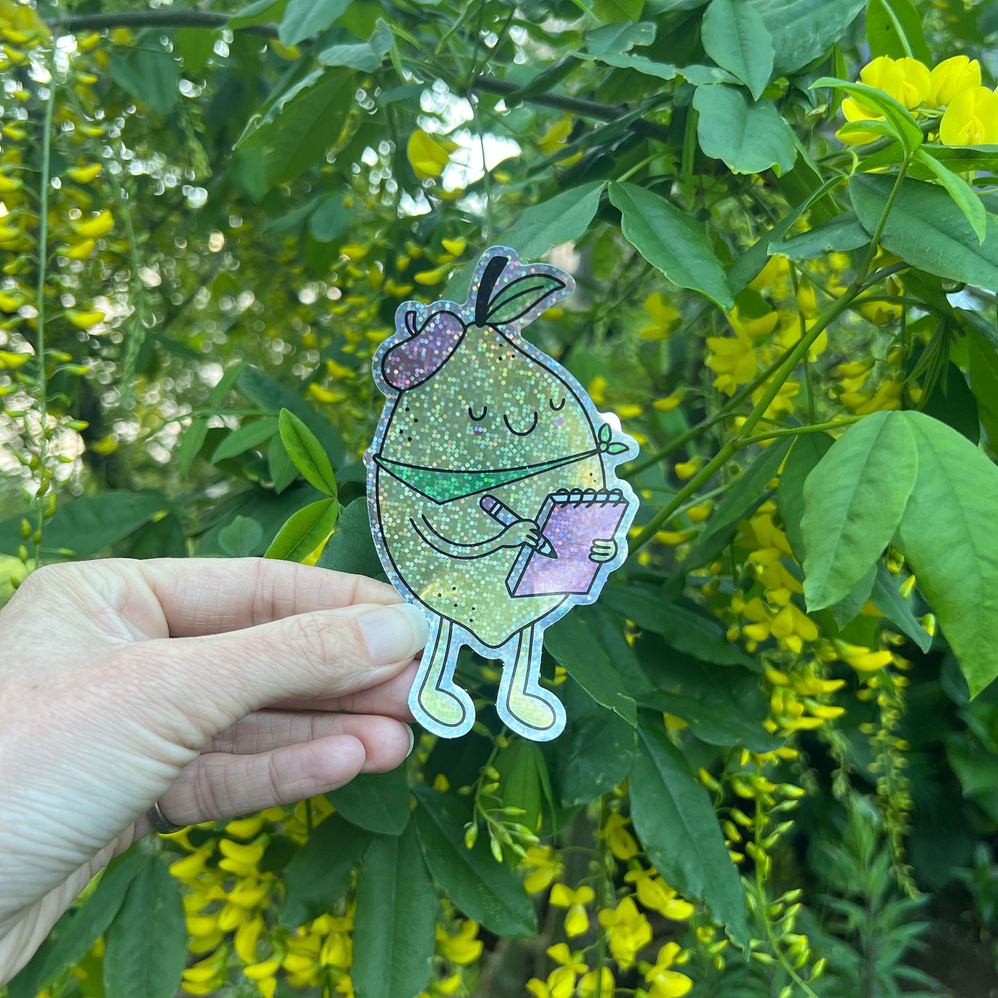 Glitter Vinyl Stickers